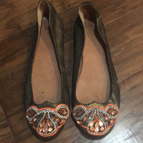 Anthropologie Shoes - EUC Jasper and jeera sparkle ballet flats Anthropologie Shoes - EUC Jasper and jeera sparkle ballet flats